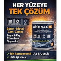 Ardnax Teras Su Sızdırmaz Havuz Yalıtımı Sızıntı Önleyici Su Yalıtım Reçine Şeffaf 5lt