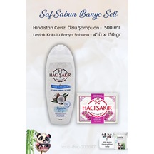 Hacı Şakir Hindistan Cevizi Şampuan 500 Ml, Leylak Kokulu Banyo Sabunu 4 X 150 Gr Ve Rosıe