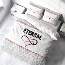 Monohome Eternal 3D Pamuk Saten Çift Kişilik Nevresim Takımı Çok Renkli