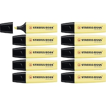 Stabilo Boss Fosforlu Kalem Orıgınal Pastel Sarı 10 Adet 70/144