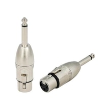 Roxtone Rx-J382 6.3 Mm Mono Erkek-Xlr 3 Pin Dişi Çevirici 15Li Pa