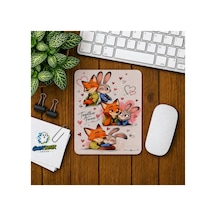 Zootropolis Nick Ve Judy Baskılı Oyuncu Mousepad 0360
