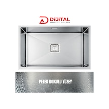 Gl General Neo 70 40x70 Inox Petek Dokulu Çelik Mutfak Eviyesi 304 Paslanmaz Çelik 1mm