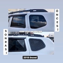 Dacia Duster 2018 Öncesi Metal Kelebek Cam Koruma 2 Parça