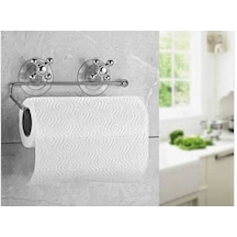 Hitfoni Havluluk Tutucu Vakumlu Banyo Tuvalet Duvar Kağıt Havlu Askısı Krom