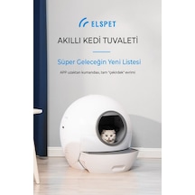 Els Pet Smart Pro Akıllı Otomatik Kedi Tuvaleti App Kontrol Uv Temizleme