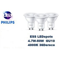 Philips 4.7W 2700K Led Çanak Spot Gu 10 Duy Par 16 4.7W 4000K-6 Adet