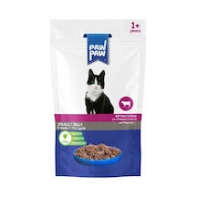 Paw Paw Kedi Yaş Maması Biftekli 85 Gr