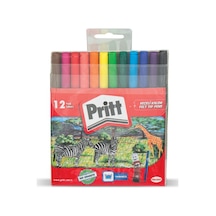 Pritt 12 Renk Keçeli Boya Kalemi