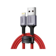 Ugreen USB to Lightning İphone Uyumlu Örgülü Data ve Şarj Kablosu 1 Metr