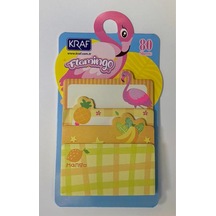 Yapışkanlı Not Kağıdı Set Flamingo Temalı 20 Yaprak X 4 Adet