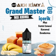 Akn Kimya Grand Master Five Pawns Mix Aroma Muz Fıstık Ezmesi Karamel Gıda Aroması 10 Ml