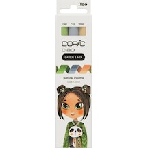 Cıao Layer & Mıx Manga Set Natural Palette 3 Lu