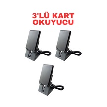 Sr-220 Em Usb Proximity Kart Okuyucu 125 Khz Masaüstü Rfıd Kart Okuyucu Tak Çalıştır 3 Adet