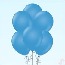Lacivert Pastel Balon, 30cm X 10 Adet