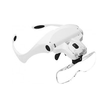 Nikula-5 Lens 1.0x-3.5x, 2led Işıklı Ile Ayarlanabilir Gözlük Büyüteç9892b2
