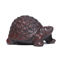 Suntek Çay Hayvanı Süsü Mor Kil Kaplumbağa Figürü Masa Mini