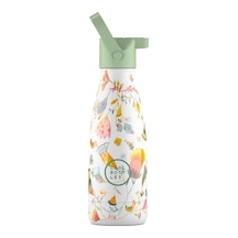 Cool Bottles The Kids Bottle Spring Flowers Pipetli Termos Suluk Çok Renkli