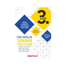 Bloktest 3.Sınıf Tüm Dersler Tekrar Testleri