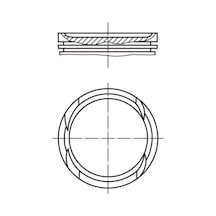 Mahle-knecht-behr 0030600 Motor Piston Segman Std Mercedes M 111 E 20 - C200. E200. 200e 89.90 003pı0000610086 1110303417 Diğer
