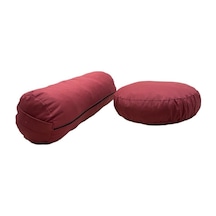 Bordo Yoga Bolster Minderi & Meditasyon Minderi