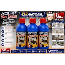 Powermax Tuz Ruhu 600 Ml X3 Set Kireç Ve İnşaat Kalıntısı Temizleyici