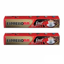 Espressomm Nespresso Uyumlu Red Kapsül Kahve 2 x 10'lu