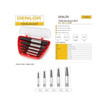 Denlör Ters Kılavuz Seti No.1 No.5 3 18 Mm 5 Parça