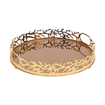 Canba M Gold Yuvarlak Tepsi 34 cm