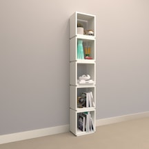 Rafkestir Periskop Suntalam Kitaplık ( 32 X 167 Cm ) Beyaz ( Mat )