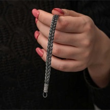 Casera's Gümüş Kazaziye Örgü Bileklik Csr2185633 Gümüş