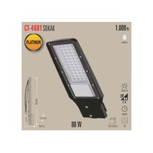 Ct-4681 80w Led Projetör 1 Adet Beyaz Işık