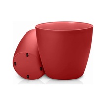 Kırmızı Tekerlekli Saksı 48 Litre Kırmızı Diğer