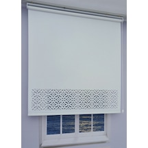 Lazer Kesim Kalın İthal Mat Stor Perde - 30 Cm Lazer Yüksekliği 001