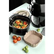Tr Bütün Airfryer'lere Uyumlu Vizon Silikon Pişirme Kabı Diğer