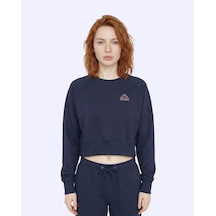 Kappa Logo Cindyna Kadın Dark Tone Regular Sweatshirt