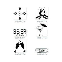 Airbrush Tattoo Summer Tasarımlar Geçici Dövme Şablonu Seti Sadece Desen
