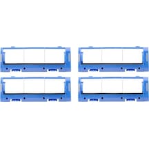 Unimarket Eufy Robovac 11s, 11s Max, 15t, 35c Yedek Fırça Kılıfı Aksesuar Süpürge Yedek Parçaları 4 Adet