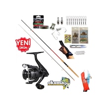 Okuma Revenger Rv-4000a 270cm 10-35gr Karbon Red Zoom Kıyı Olta Takımı Seti