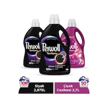 Hassas Bakım Sıvı Çamaşır Deterjanı 3 X 3l 145 Yıkama 2 Siyah + 1 Çiçek Cazibesi Yenileme