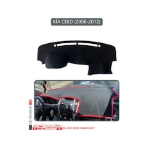 Kia Ceed 2006-2012torpido Koruma Halısı Gri Kenar