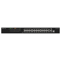Reyee Rg-es126fgs-lp 24 Port 10/100 24 Port Poe 2 Port Uplınk + 1 Sfp 180 Watt Yonetılemez Ra