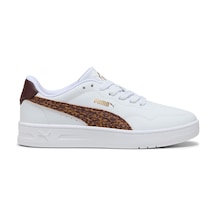 Puma Court Lally Feline Beyaz Kadın Sneaker 000000000102704074 Beyaz-kahve