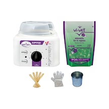 Depi Roll Jupiter Ağda Makinesi + Vi-Vet Granül Azulen Ağda 1 KG + Cezve + Spatula 5'li + Eldiven Depi Roll Jupiter Ağda Makinesi + Vi-Vet Granül Azulen Ağda 1 KG + Cezve + Spatula 5'li + Eldiven