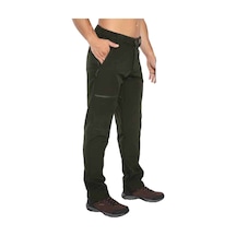 Crozwise Softshell Koyu Yeşil Kışlık Polarlı Outdoor Pantolon - 2228-04