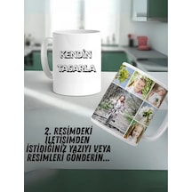 Kişiye Özel Fotoğraflı Ve Yazılı Kupa Bardak Kendin Tasarla