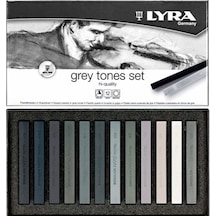 Lyra Polycrayons Soft - Toz Pastel 12 Renk Gri Tonlar N11.4970