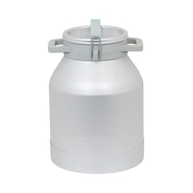 Melasty Süt Sağma Makinesi Alüminyum Süt Güğümü 40 Litre İki Kulplu Kapaklı Dar Ağız -1743