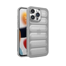 Newface Apple İphone 15 Pro Kılıf Airmax Silikon Kapak - Titan Gri