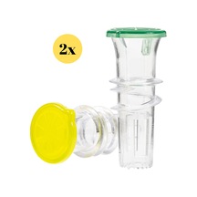 2'li Limon Sıkacağı Bpa İçermeyen Kapaklı Meyve Sıkacağı Kokteyller Ve İçecekler İçin Limon Sıkma Pl Diğer